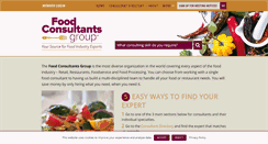 Desktop Screenshot of foodconsultants.com